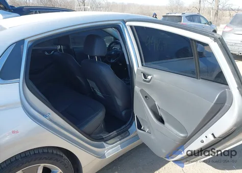 2019 Hyundai Ioniq Hybrid Limited из США, поврежденный, VIN KMHC05LC2KU110488